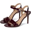 image:imageLauren Ralph Lauren womens Gwen Crinkle Patent Leather SandalsDark Garnet
