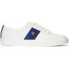 image:imageLauren Ralph Lauren Janson II Leather SneakersSnow WhiteRefind NavyIndigo Sail