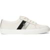image:imageLauren Ralph Lauren Janson II Leather SneakersSoft WhitePolished SilverBlack
