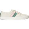 image:imageLauren Ralph Lauren Janson II Leather SneakersSoft WhiteSoft LaurelPink Opal