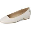 image:imageLauren Ralph Lauren Womens Emellie Nappa Leather Ballet FlatSoft White