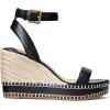 image:imageLauren Ralph Lauren Womens Hilarie Burnished Leather EspadrilleBlack