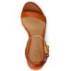 image:imageLauren Ralph Lauren Womens Hilarie Burnished Leather EspadrilleBrown
