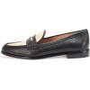 image:imageLauren Ralph Lauren Womens Wynnie Straw amp Calfskin LoaferBlackLight Natural