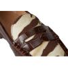 image:imageLauren Ralph Lauren Womens Wynnie ZebraPrintTrim Embossed LoaferZebraDark Hickory