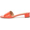 image:imageLauren Ralph Lauren womens Fay Crocodileembossed Leather SandalOrange Lily