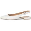 image:imageLauren Ralph Lauren womens Londyn Nappa Leather Slingback FlatSnow White