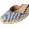 image:imageLauren Ralph Lauren womens Robby Striped Canvas amp Jute EspadrilleRefined NavyNaturalRefined NavyNatural