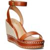 image:imageLauren Ralph Lauren Womens Hilarie Burnished Leather EspadrilleBrown