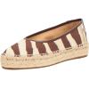 image:imageLauren Ralph Lauren Womens Luize Print Canvas Ballet Espadrille FlatZebraDark Hickory