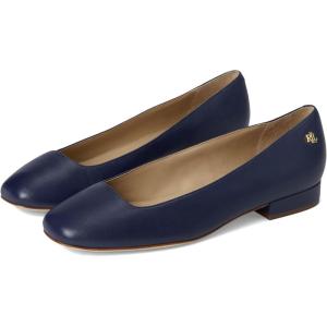 image:imageLauren Ralph Lauren Womens Emellie Nappa Leather Ballet FlatRefined Navy