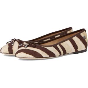 image:imageLauren Ralph Lauren Womens Jayna ZebraPrint Canvas FlatsZebraDark Hickory