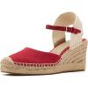 image:imageLauren Ralph Lauren Robby Canvas amp Jute EspadrilleFestive RedFestive RedNatural