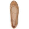 image:imageLauren Ralph Lauren Jayna LeatherTrim Denim FlatsCamel