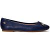 image:imageLauren Ralph Lauren Jayna LeatherTrim Denim FlatsFrench Navy