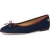 image:imageLauren Ralph Lauren Jayna LeatherTrim Denim FlatsMed Blue