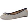 image:imageLauren Ralph Lauren Jayna LeatherTrim Denim FlatsNavy