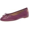 image:imageLauren Ralph Lauren Jayna LeatherTrim Denim FlatsPlum Caspia
