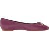 image:imageLauren Ralph Lauren Jayna LeatherTrim Denim FlatsPlum Caspia