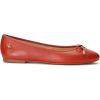 image:imageLauren Ralph Lauren Jayna LeatherTrim Denim FlatsRed Sunstone