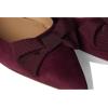 image:imageLauren Ralph Lauren Womens Londyn BowTrim Suede Ballet FlatPinot NoirPinot Noir