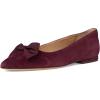 image:imageLauren Ralph Lauren Womens Londyn BowTrim Suede Ballet FlatPinot NoirPinot Noir