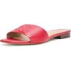 image:imageLauren Ralph Lauren womens Everley Nappa Leather Slide SandalFestive Red